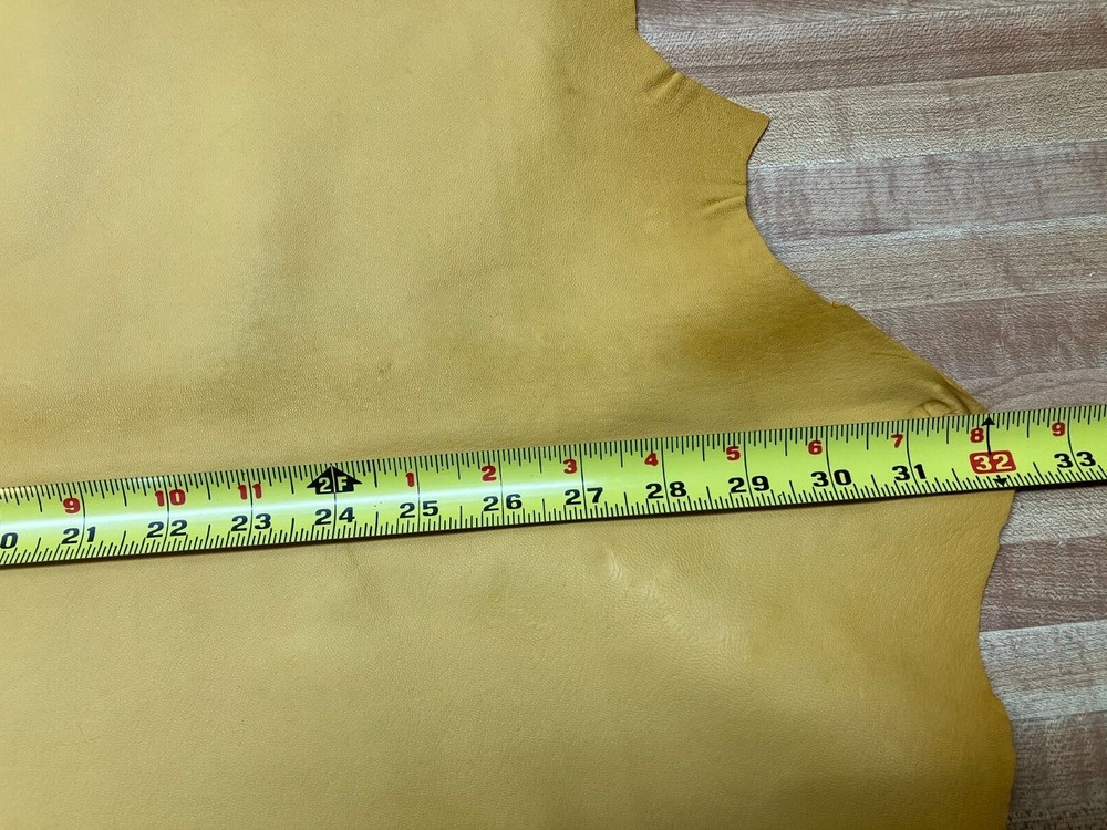 Top Grain Sheep Leather Gold #0018499 Row E