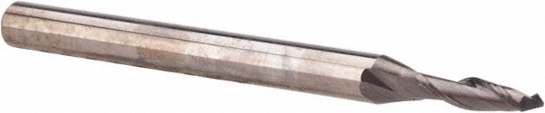 Melin Tool 2mm Diam, 8mm LOC, 2 Flute, 90? Point Angle, Solid Carbide Drill M...