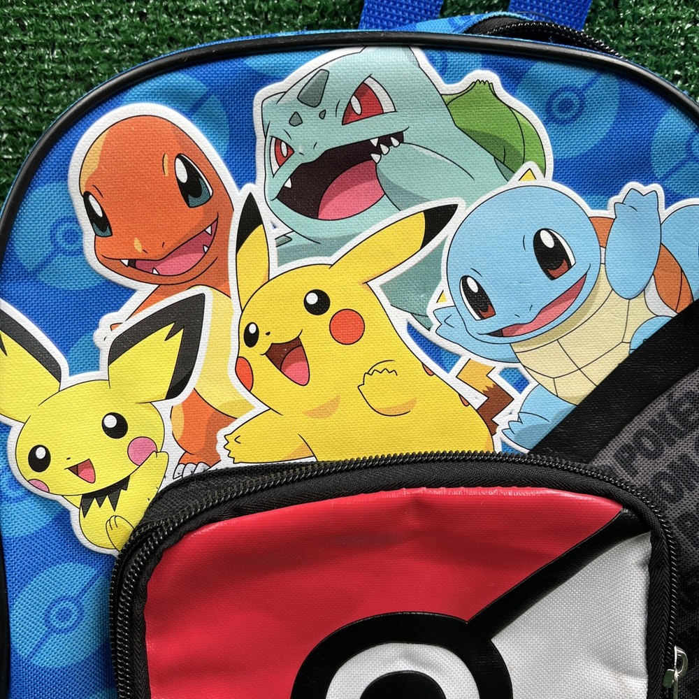 Bioworld Pokemon Kids Small Backpack Multicolor Size 11"