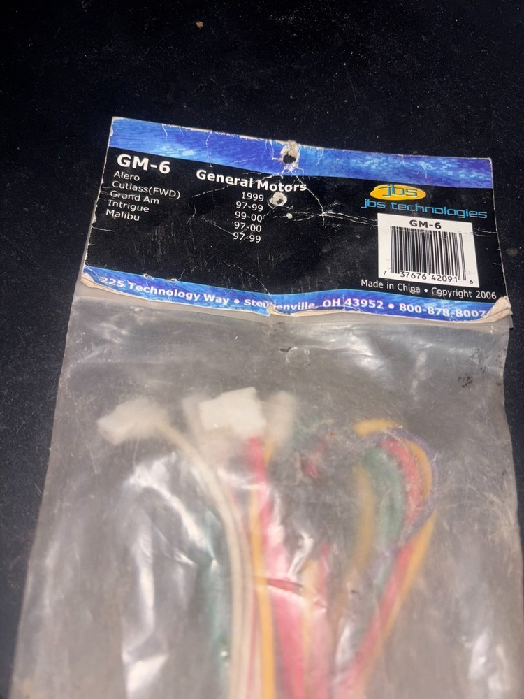JBS Technologies GM-6 Remote Starter T-Harness General Motors