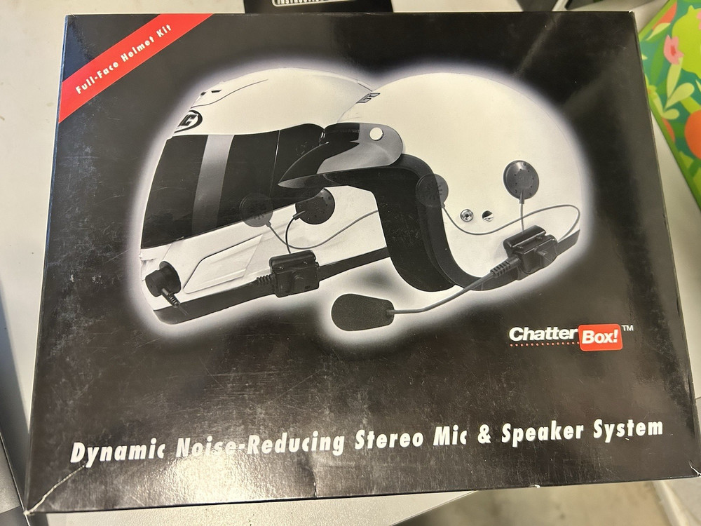 Chatter Box Dynamic Noise-Reducing Stereo Mic & Speaker System CBDNRFHSB EM12A