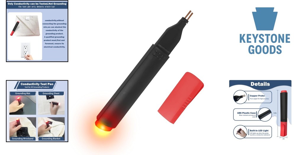 Conductivity & Grounding Pen for Earth Connection Verification