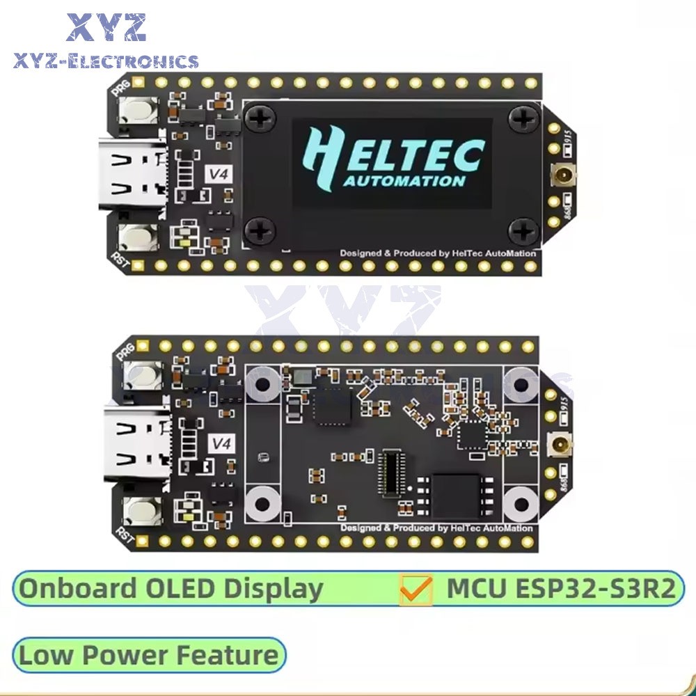 Heltec Wifi LoRa 32 V4 ESP32 Bluetooth Development Board +  Antenna + GPS Module
