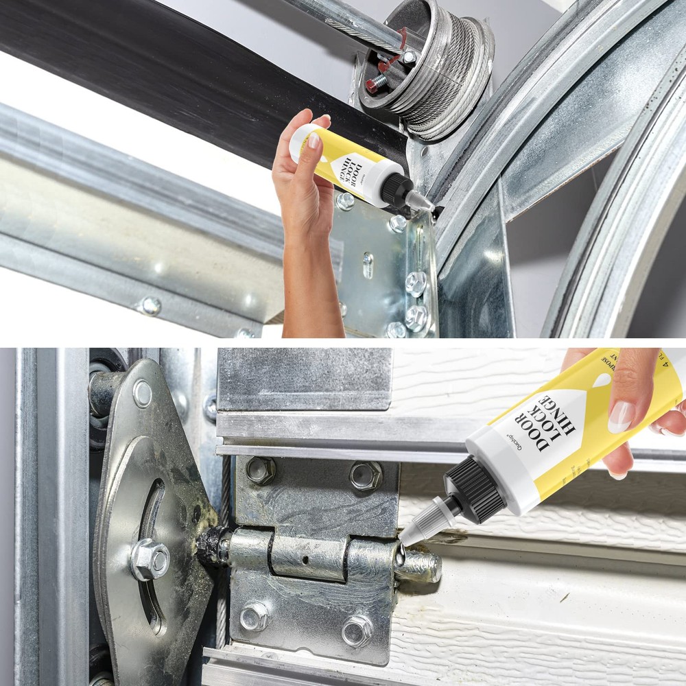 Door Hinge Lubricant kit | 4 oz + 1 oz Needle Combo, Long-Lasting Lock Lubric...