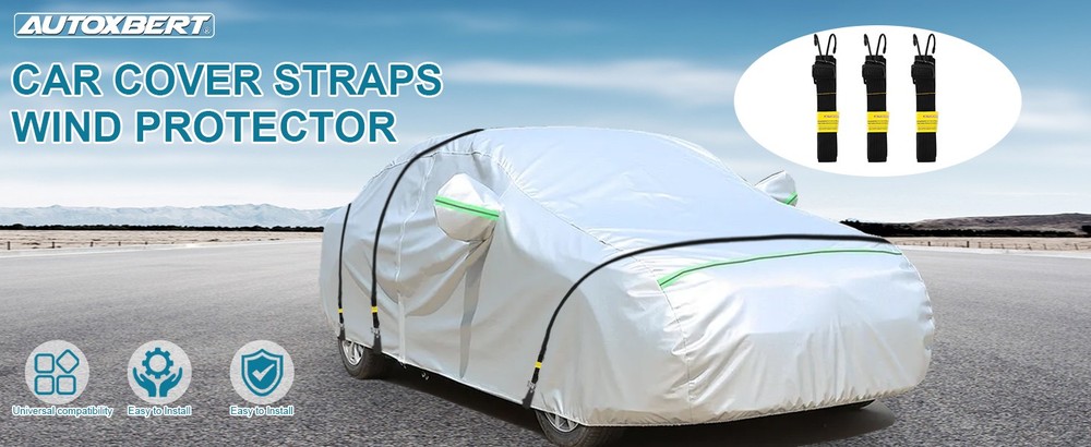 Car Boat Cover Tie-Down Gust Strap Wind Protector Resistant Universal Windproof