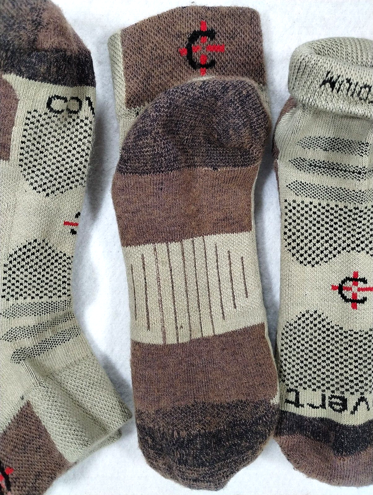 Covert Threads Outdoor Cross Trainer Socks Medium Sand 3 Pairs