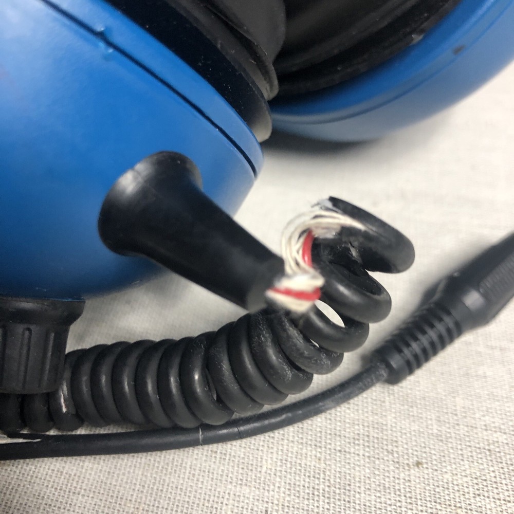 Racing Radios Diversified Electronics Headset 9930 Blue And Black / Tested