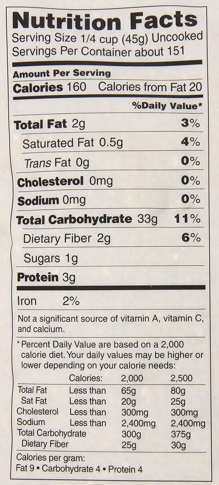 BOTAN Calrose Brown Rice, 15 Pound
