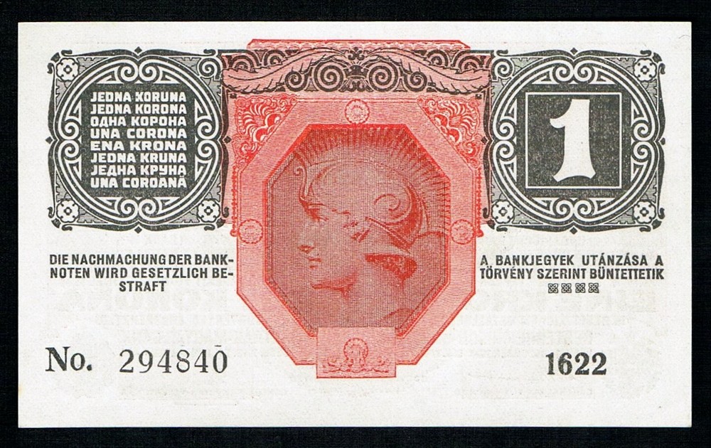 HUNGARY - 1 KORONA 1916 UNC P 10