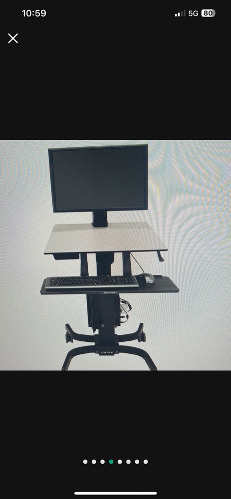Ergotron Work Fit -rolling Desk