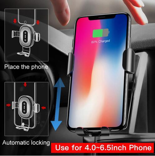 Gravity Bracket Wireless Charging Car Two-in-one Wireless Charging Bracket Charg