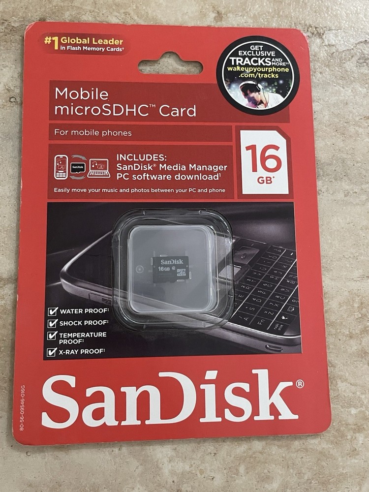 SanDisk 16GB Mobile Phone Micro SDHC  Memory Card