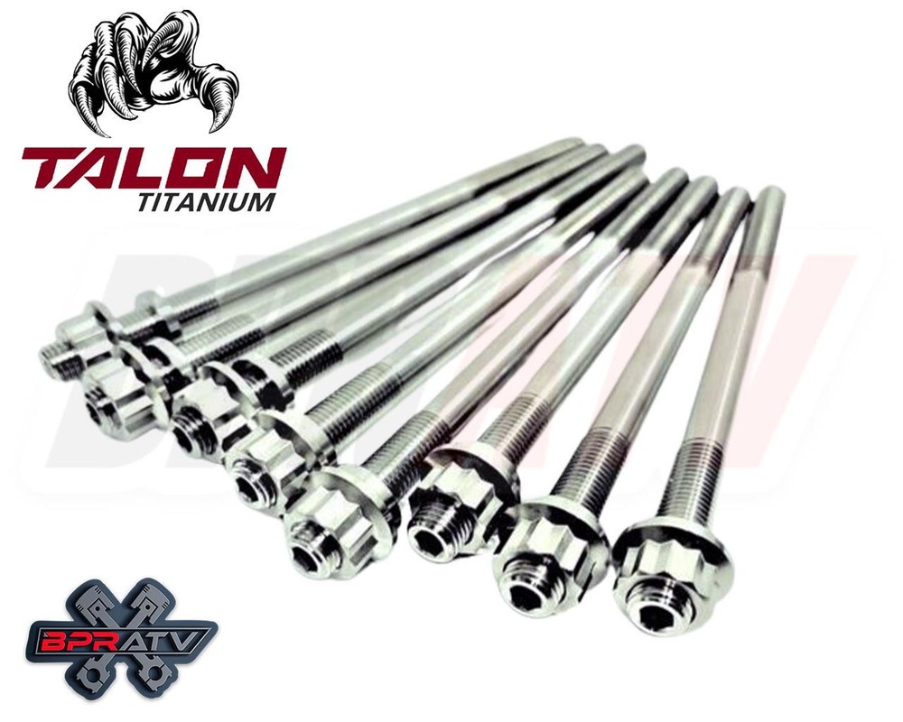 Commander 1000 1000R MAX Ti Head Studs Strongest Titanium Cylinder Stud Kit