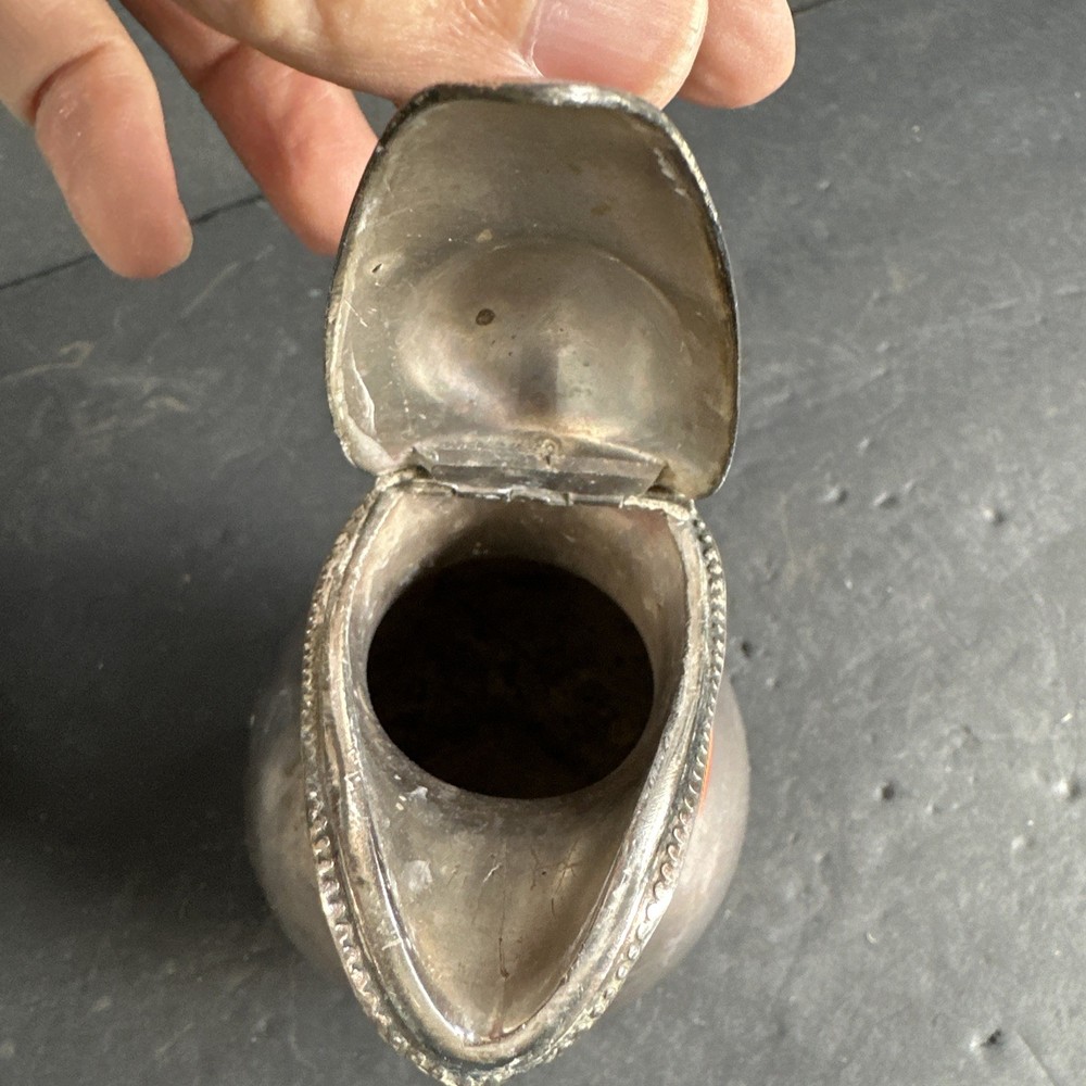 Rare Fine Quality Silverplate Maple Syrup #R28