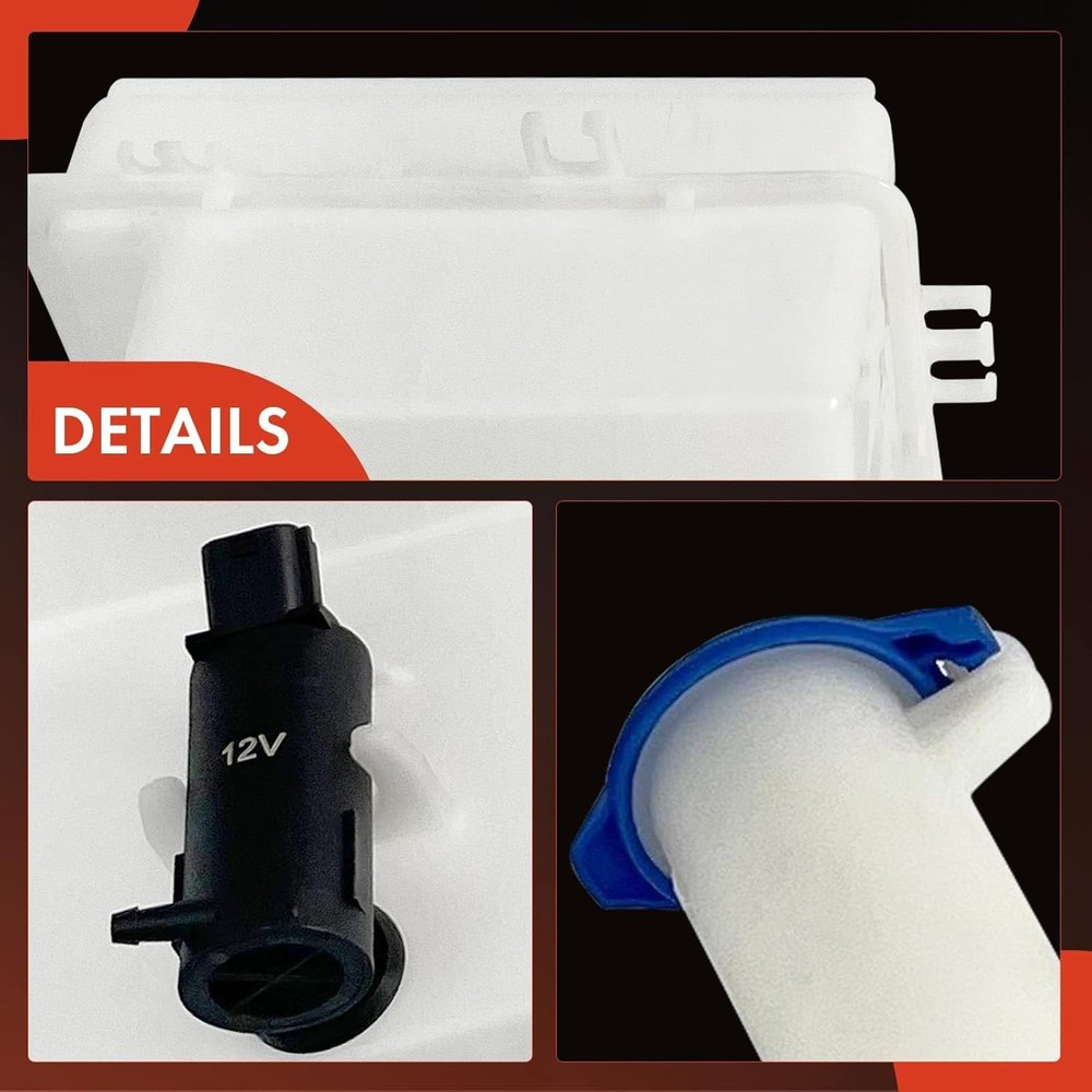 A-Premium Windshield Washer Reservoir Compatible with Select Kia Models - Rio...