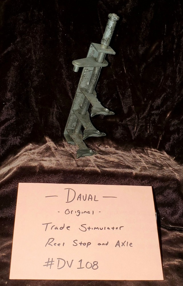 ORIGINAL DAVAL TRADE STIMULATOR REEL STOP & AXLE ORIGINAL #DV108