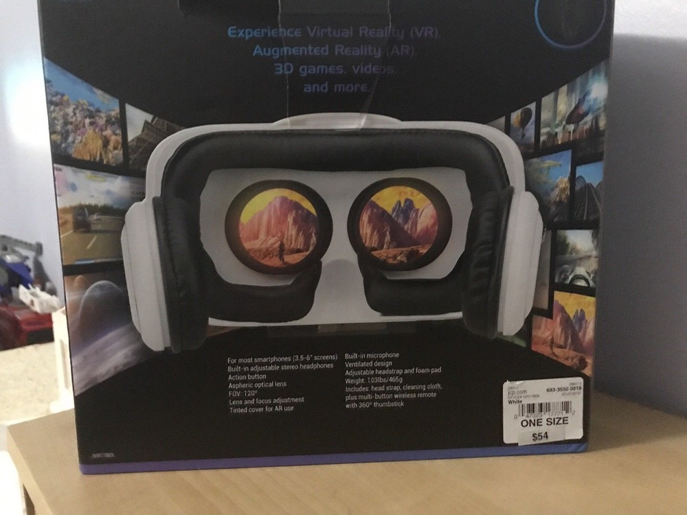 iLive IVR77BDL Virtual Reality Goggles With Wireless Remote