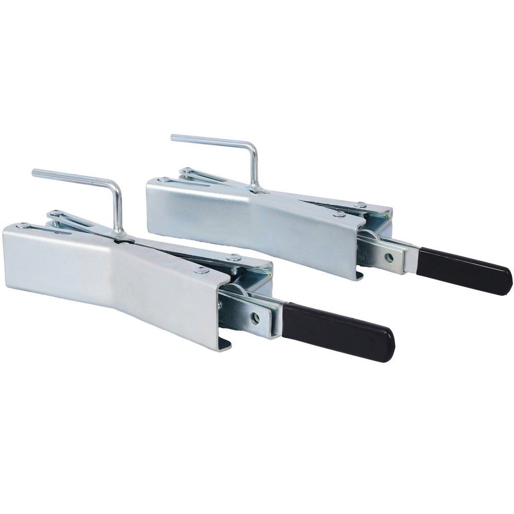 1 Pair Quick Locking Chock Axel-Chock Wheel-Stabilizer for RV, Trailer, Camper