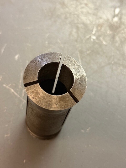 13/16" Round 5C Collet w/Internal Threads