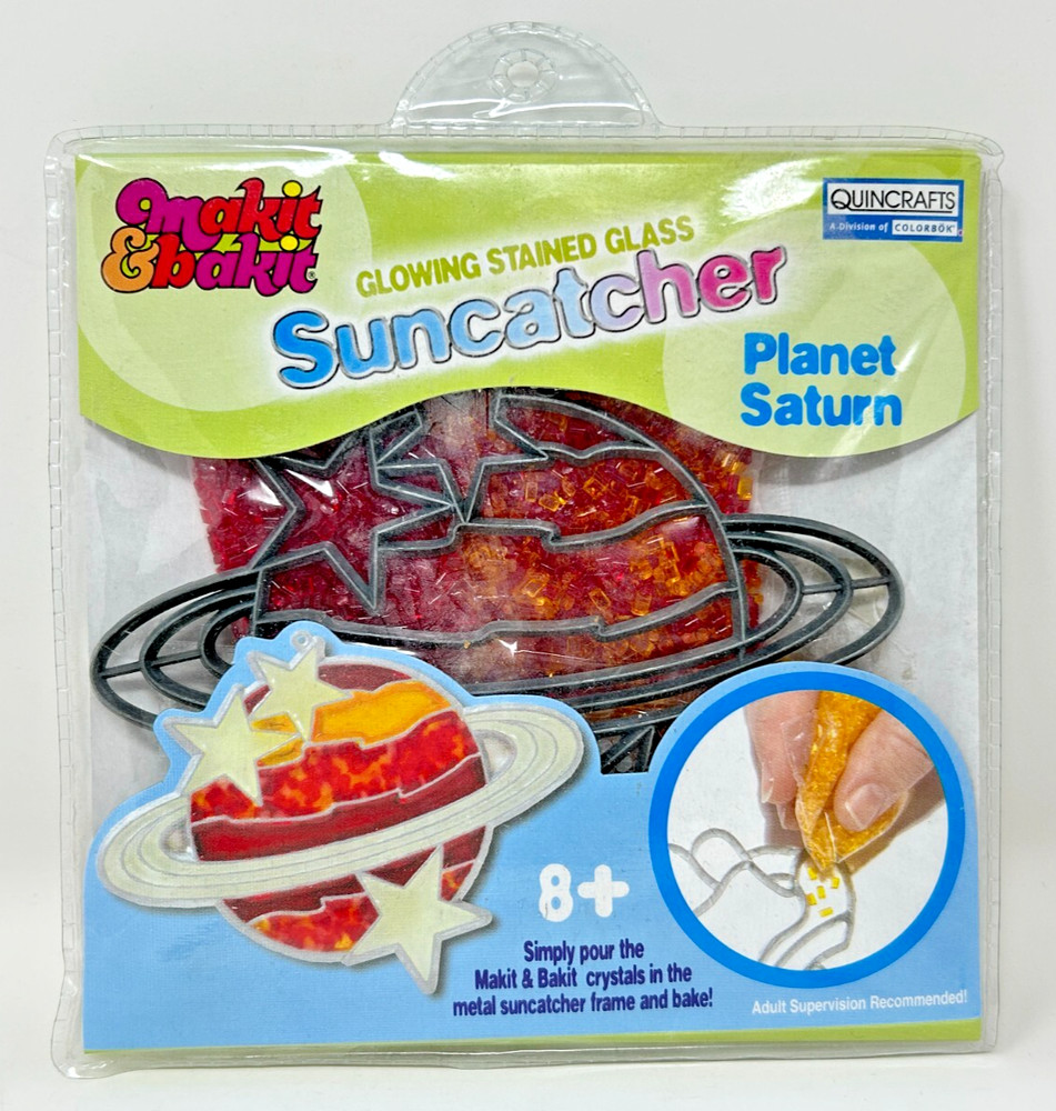 NOS Makit & Bakit Suncatcher Planet Saturn