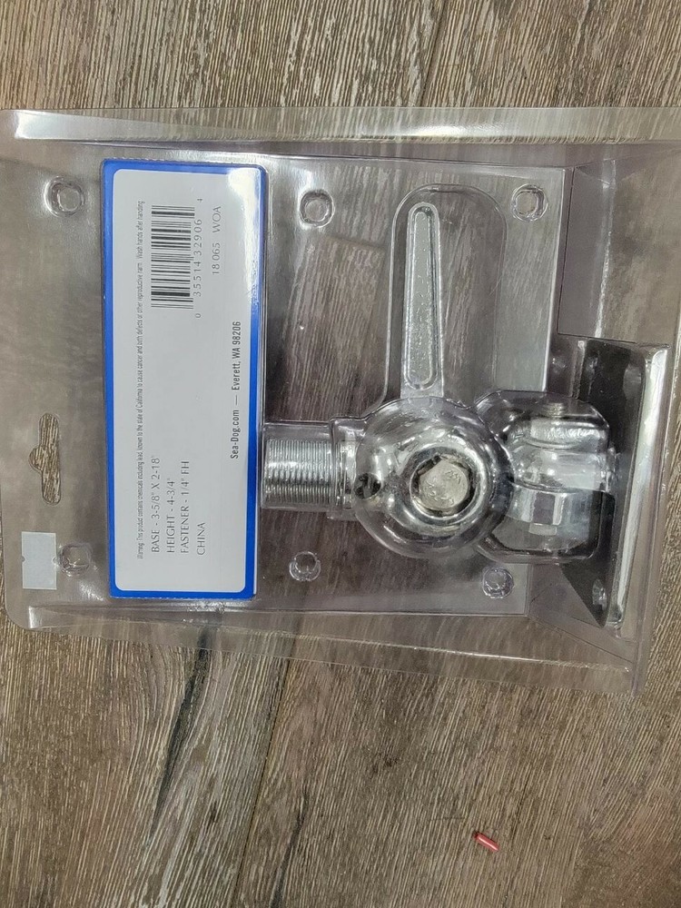 SDG Chrome Zinc Antenna Base 329300-1