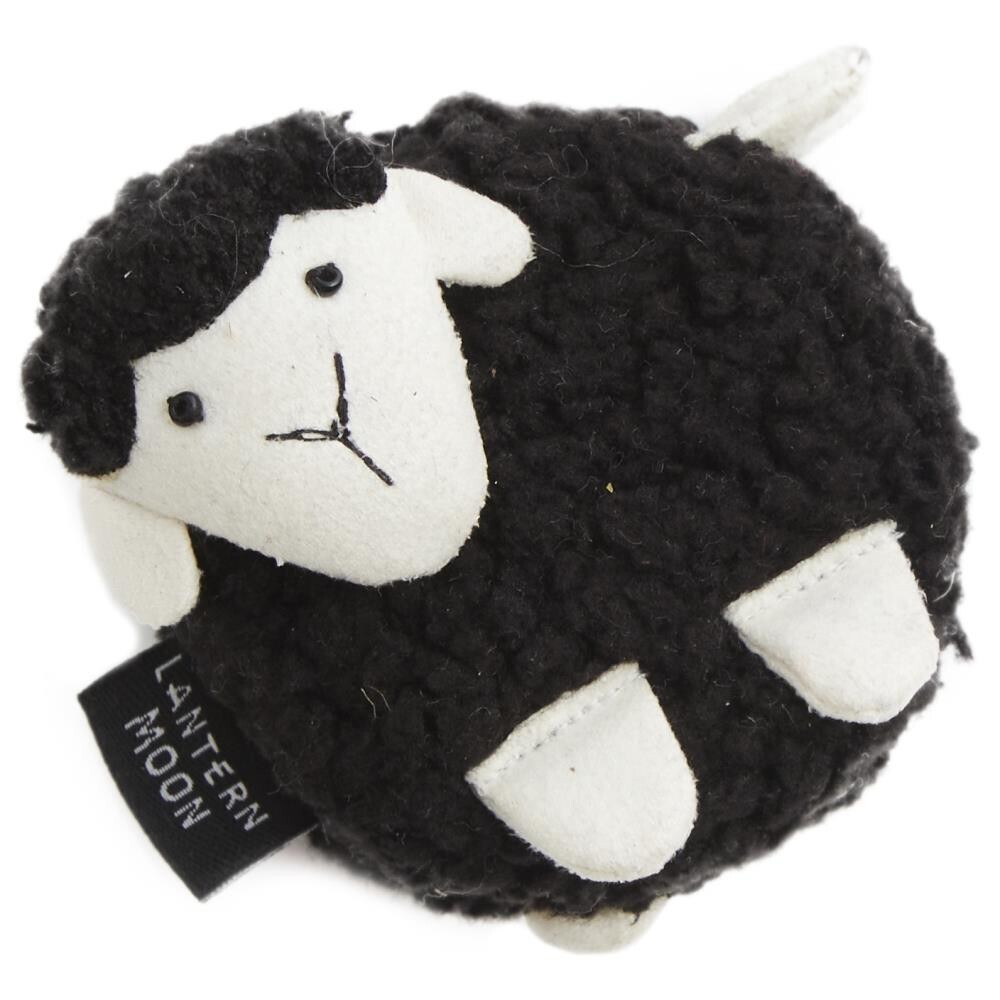 Sheep Tape Measure ~ Black Charcoal White Sheep by Lantern Moon