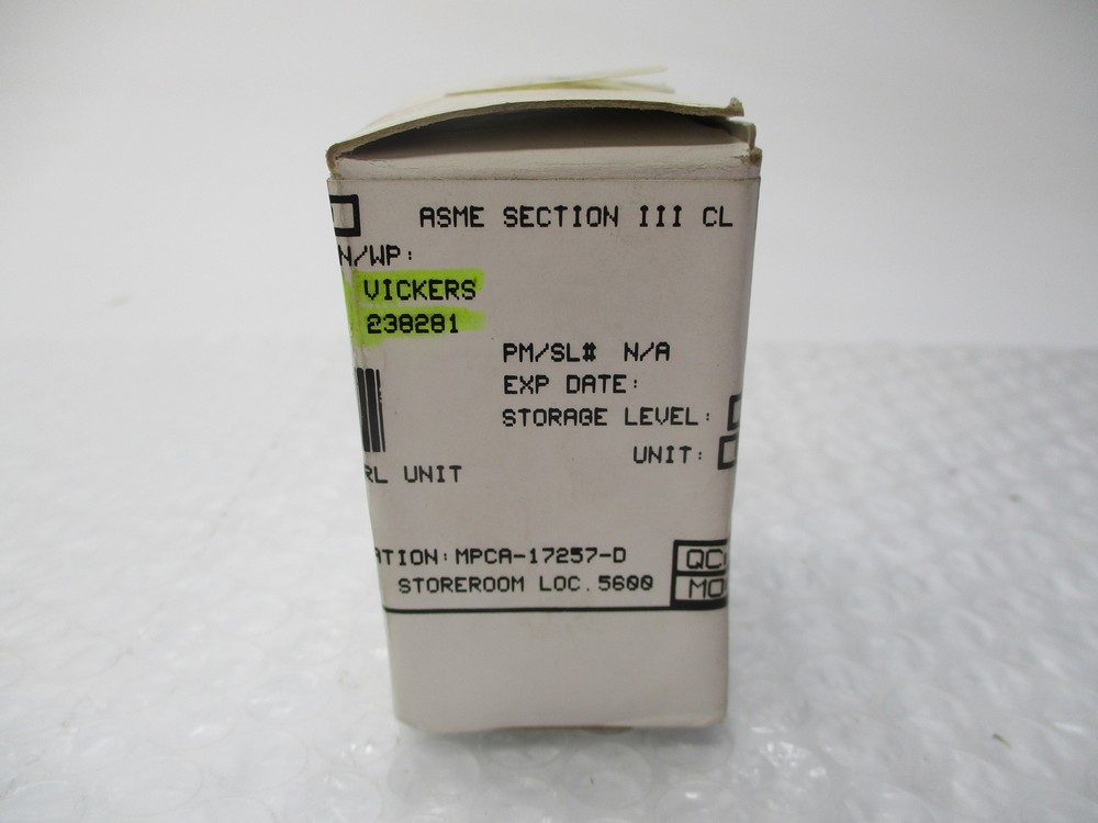 VICKERS 238281 ELBOW HYDRAULIC UNIT NSMP.