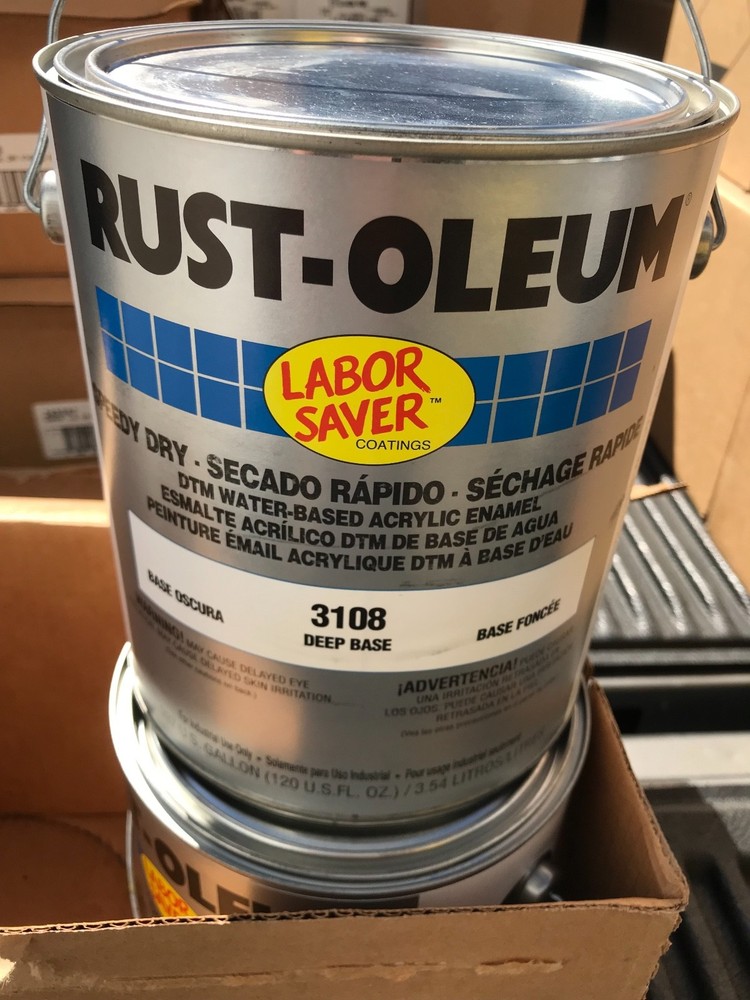 2x Rust-Oleum 3108 Speedy Dry Paint 1 gallon deep base, 3108418