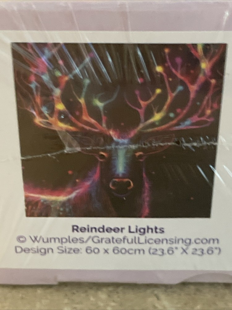 Dreamer Designs Reindeer Lights Diamond Canvas Kit