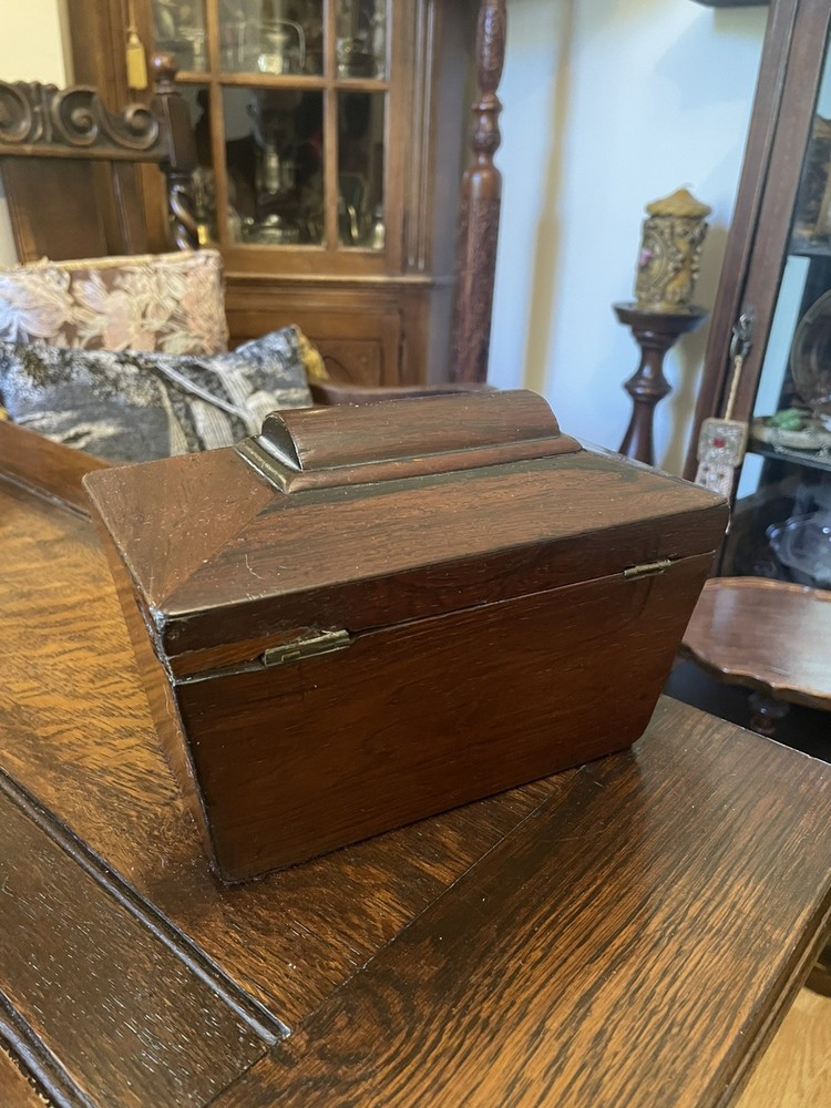 c.1870 Georgian Wood Tea Caddy