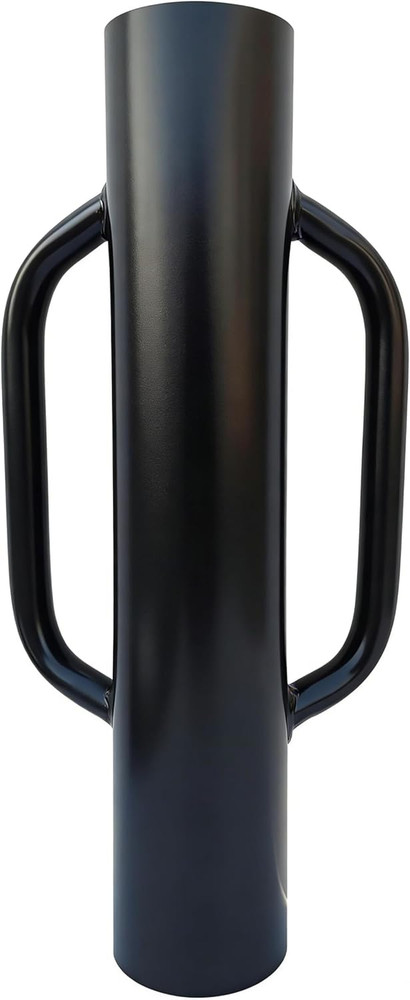 1 Pack 24 Inch Fence Post Driver with Handle 12LB Black Iron T Post Pole Pounder