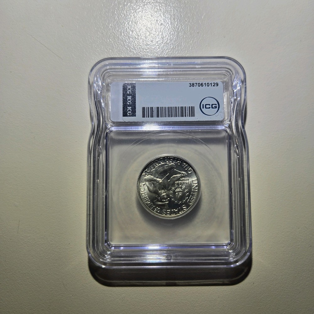 1976 -S Silver Washington Quarter ICG MS66