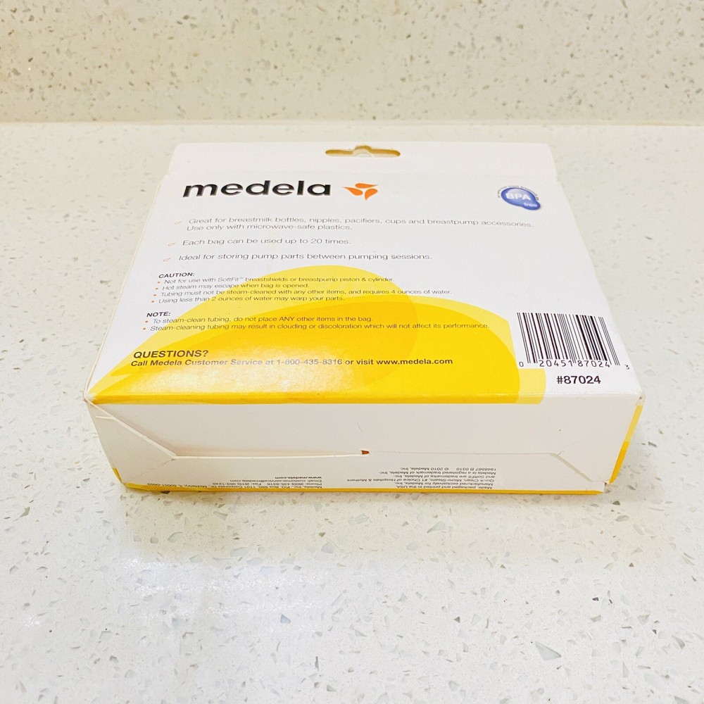 Medela Quick Clean Micro-Steam Bags, 5 Count