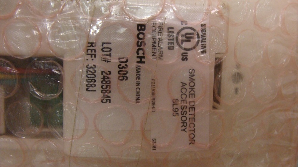 Bosch D306 Remote Indicator Plate NEW NOS k