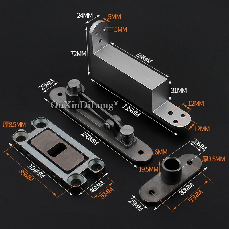 HOT Heavy Door Pivot Hinges Hydraulic Buffer Soft Close Floor Spring Door Hinges