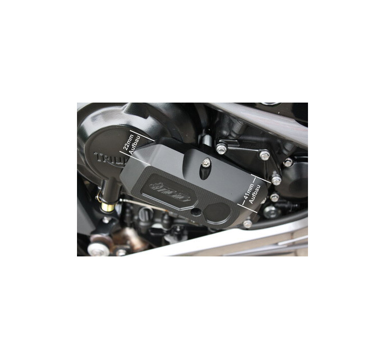 GSG Engine Guard / Fairing Protector Right for Triumph Daytona 675 / R (2013 -)