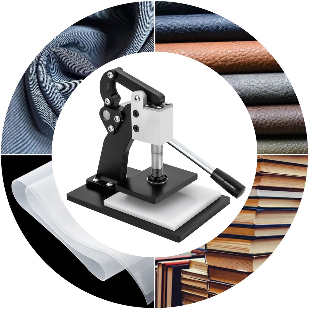 Manual Press Leather Die Cutting Machine Hand Sampling Punching Machine Tool