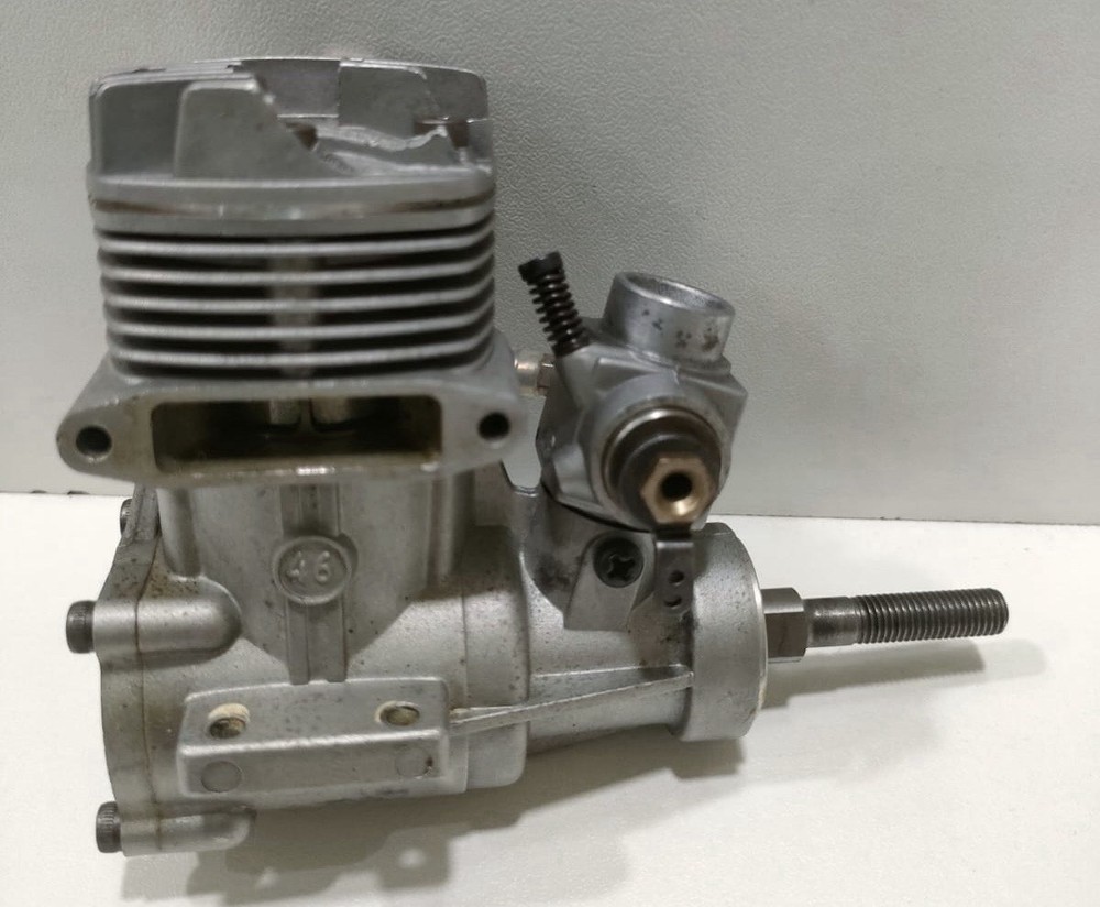 OS Max 46 FX Nitro Airplane Engine For Repairs. Good Compression. OS Engine 46FX