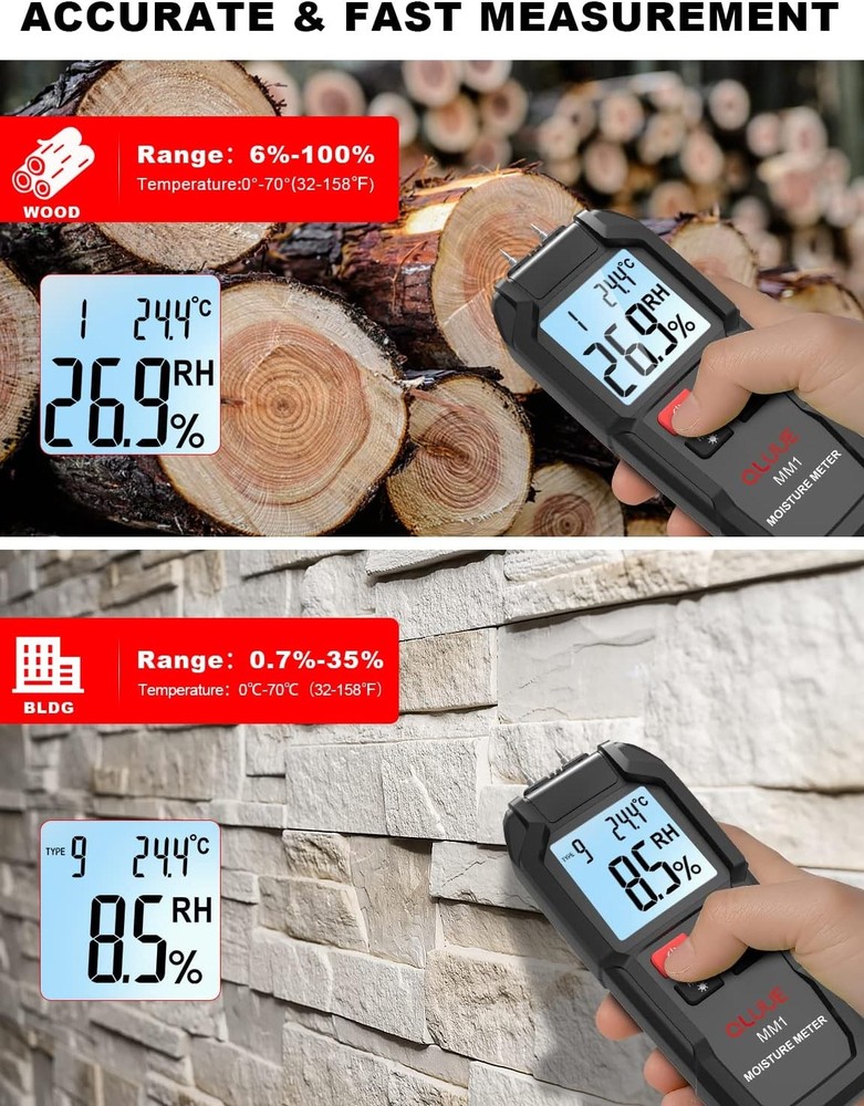 Digital Moisture Meter for Wood