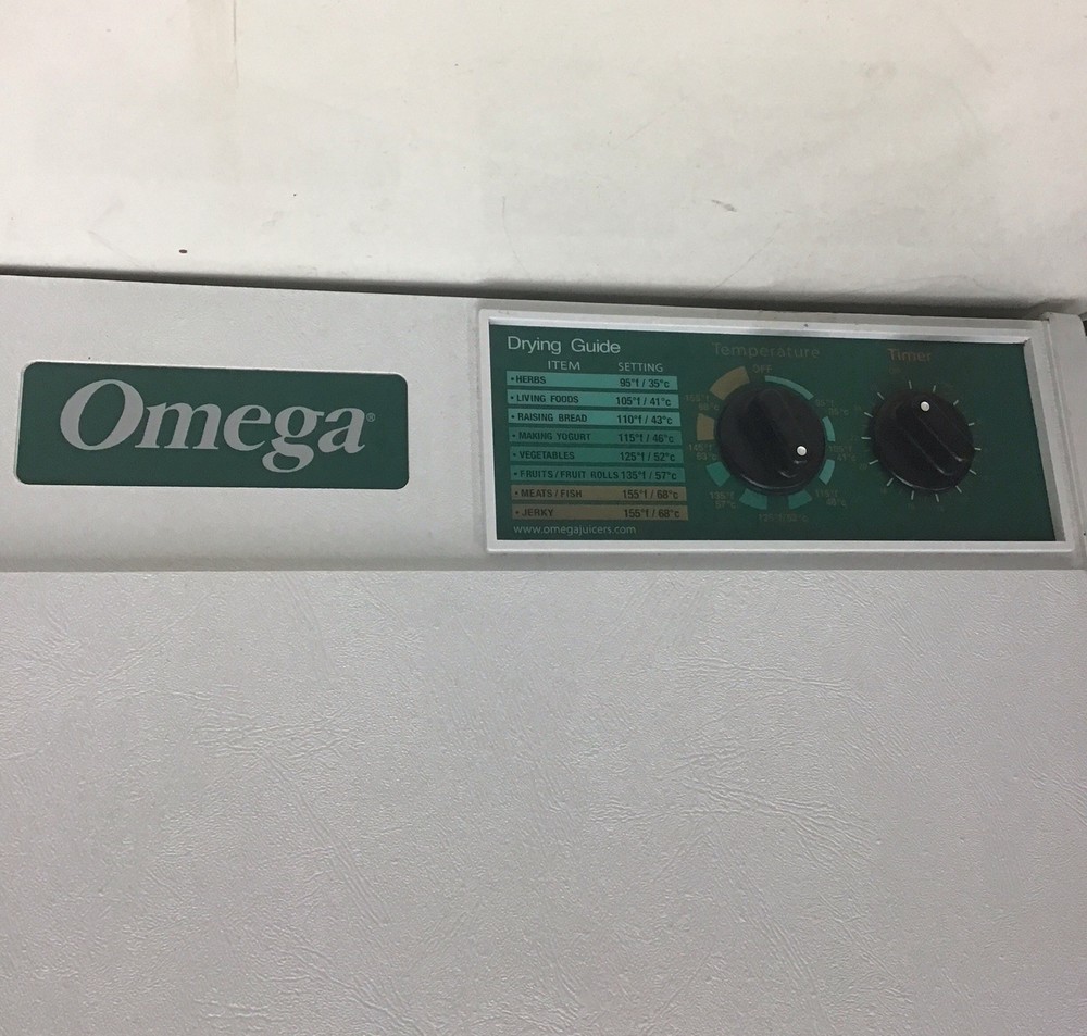 Omega Dh 5000 Dehydrator 5 Trays White ( No Lid)