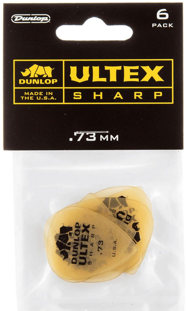 Jim Dunlop Ultex Sharp Pick .73MM - 6 Pack