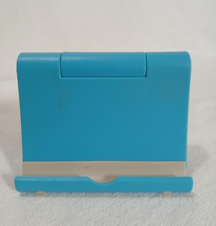 Hello by Design Blue Foldable Cellphone Stand Holder Rest for iPhone Tablet