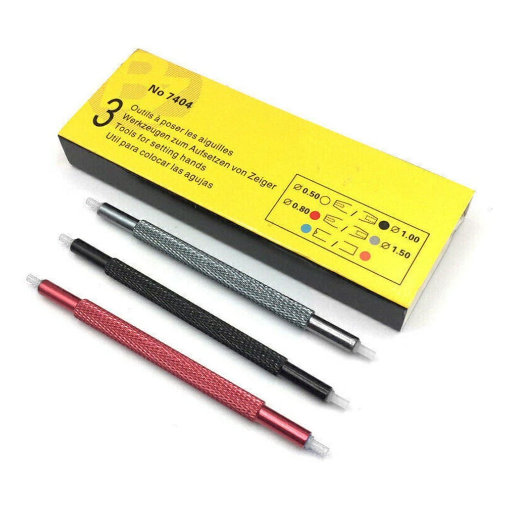 3pcs Watch Hands Fitting Tool Setting Press Presser Setter hand Watchmaker Tool