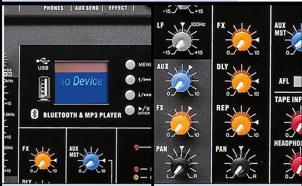 12-Channel USB Bluetooth Live Studio Audio Mixer Power Mixing Console Board Pro