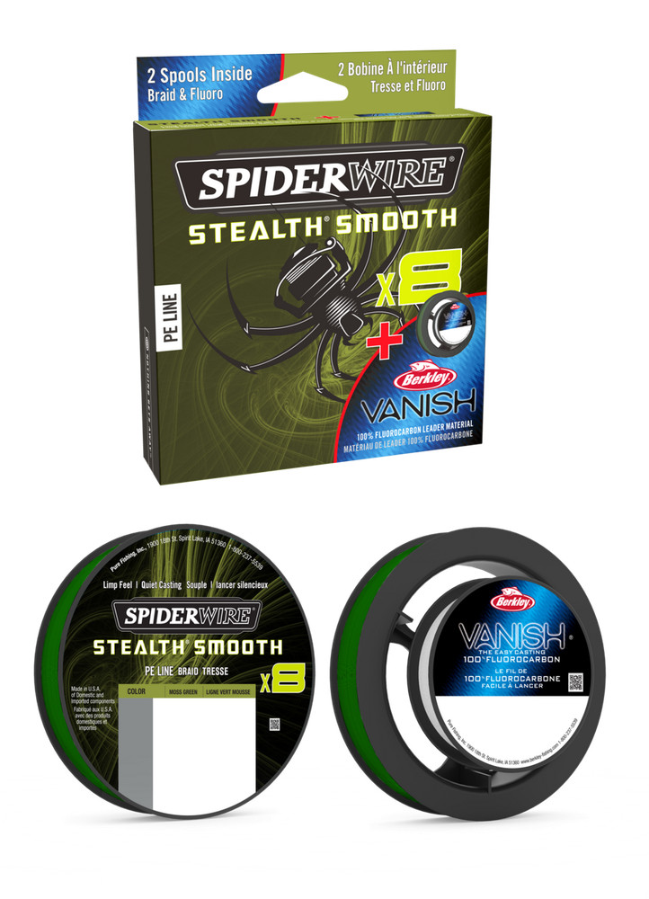 SpiderWire SS8braid and FC Duo Spool
