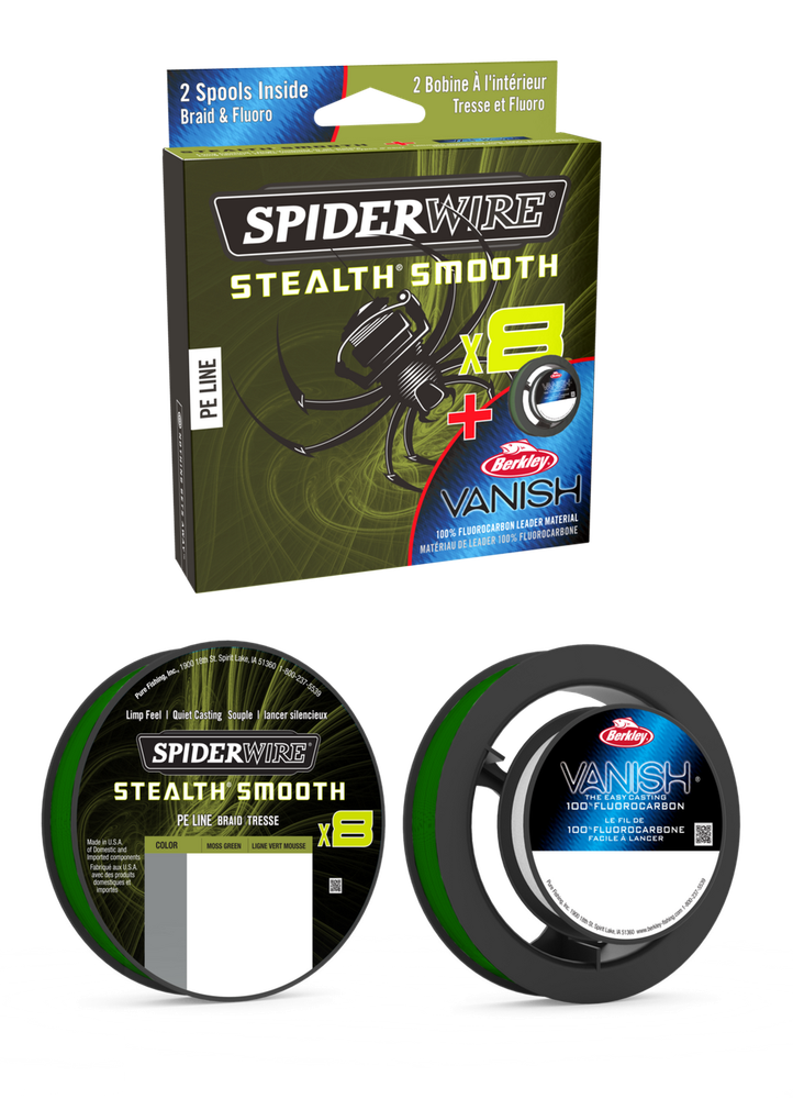 SpiderWire SS8braid and FC Duo Spool