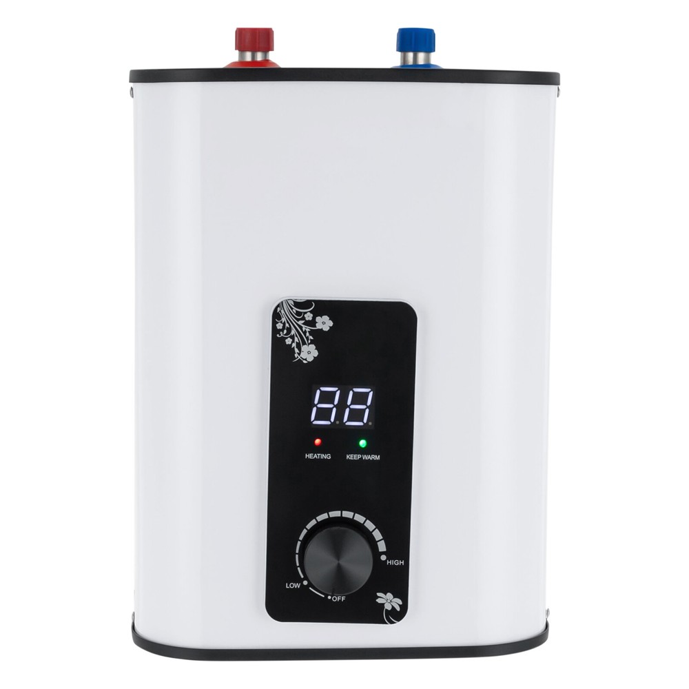 1500W 8L Electric Mini Tank Water Heater Rectangle Instant Hot Water Heater