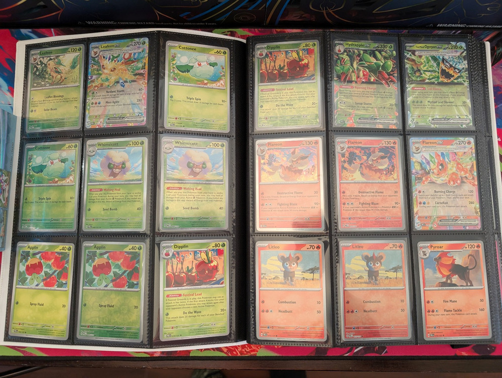 Pokemon SV Prismatic Evolutions C/UC/R/EX/ACE/Energy Complete Base Set Binder