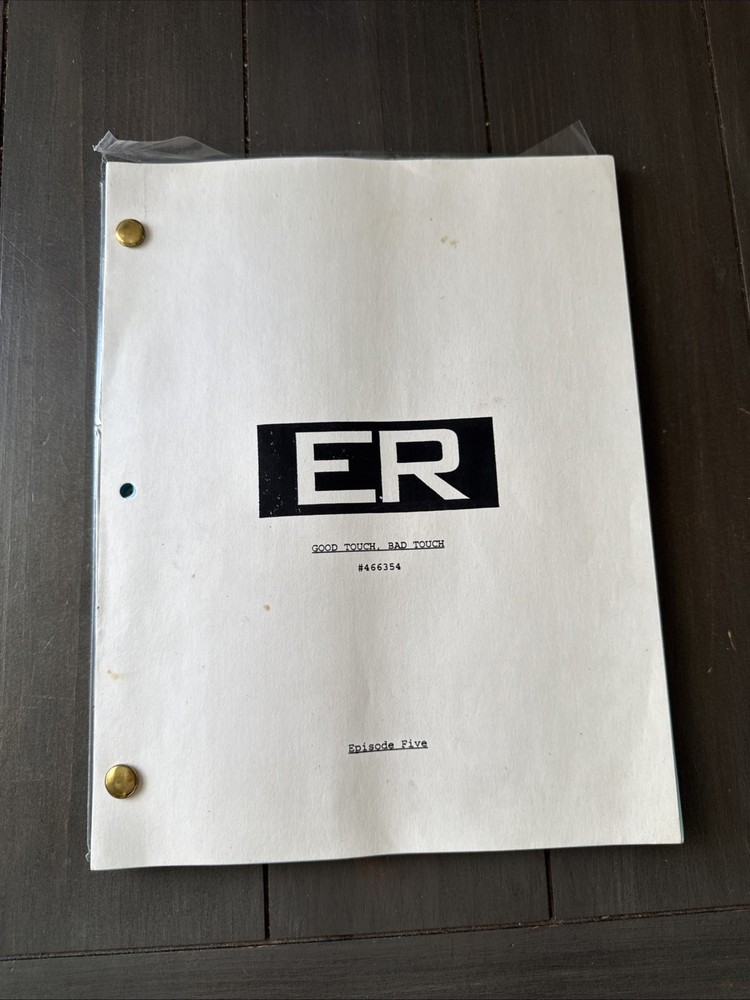 ER TV Show Script Ep. Good Touch Bad Touch Second Draft 8/1997 George Clooney