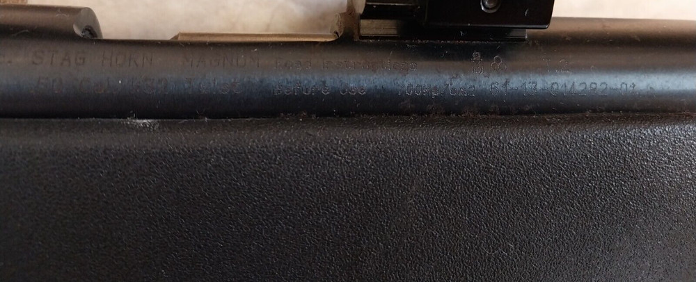 CVA Stag Horn Muzzleloader Black Powder .50 Caliber Stock Mounted Trigger Guard